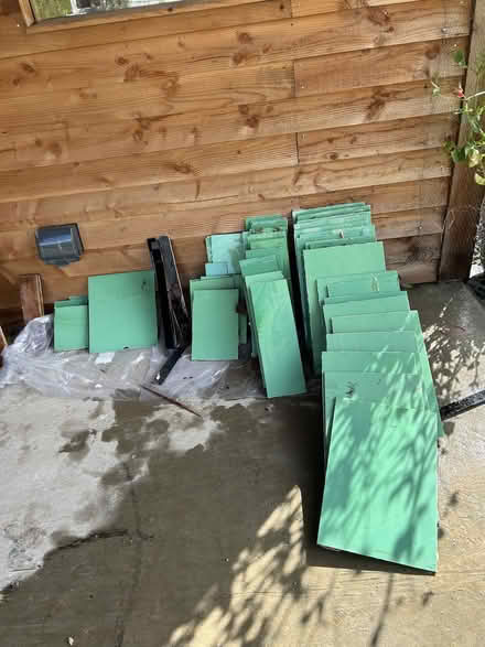 Photo of free Green vitrolite tiles (Fintry G63) #1