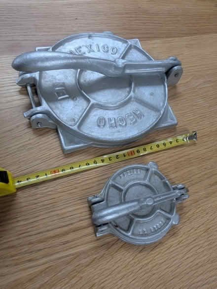 Photo of free Tortilla press x2 (Boston Manor W7) #1