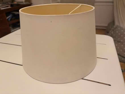 Photo of free 14cm Cream Lamp Shade (Finsbury Park N4) #1