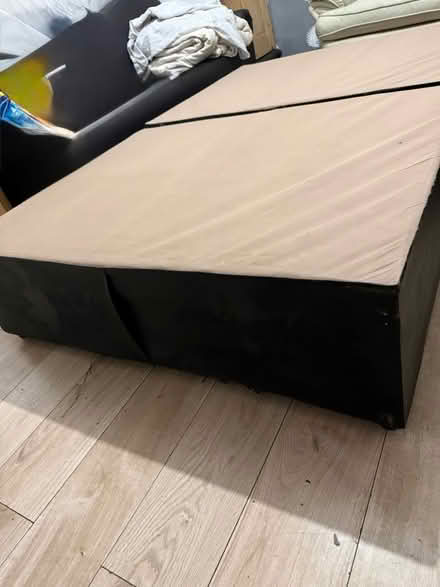 Photo of free A double bed (without mattress) (Bd3 Bradford) #1