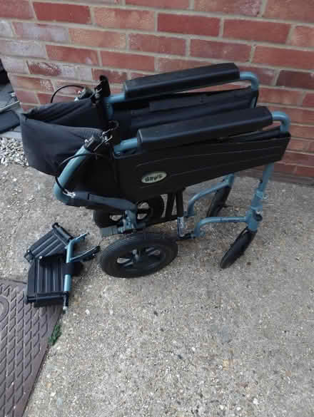 Photo of free Folding wheelchair (Hill Head PO14) #3