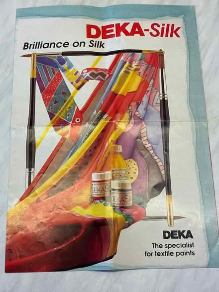 Photo of free Deka silk outliner textile paint for artists (Great Boughton CH3) #4