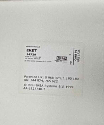 Photo of free TWO x IKEA EKET grey shelves (Moss Side, M14) #4