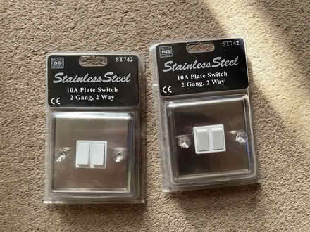 Photo of free 2 gang, 2 way switches (Cholsey OX10) #1