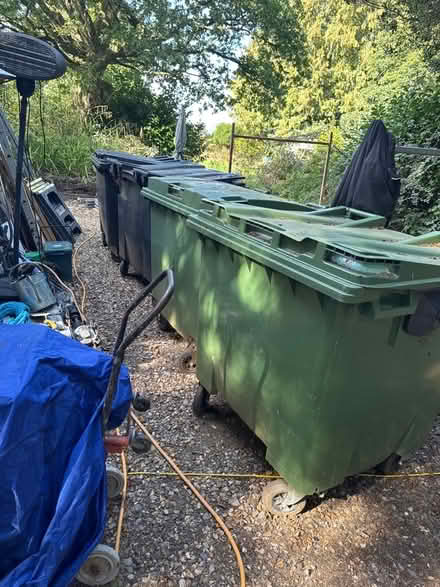 Photo of free 4 1100L bin containers (Old Road OX3) #1