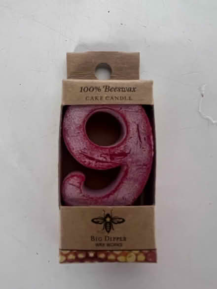 Photo of free New - beeswax candle number 9 (Sunnyvale - Ponderosa Park) #1