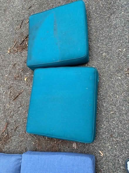 Photo of free Outdoor seat cushions (Petworth) #1
