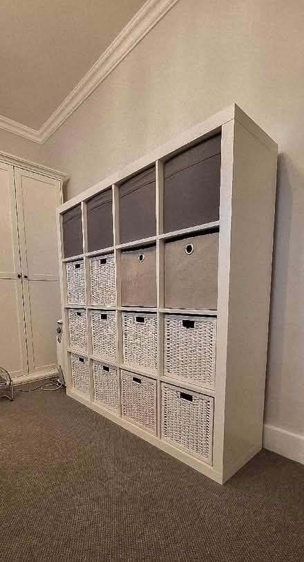 Photo of free White Ikea Kallax bookcase 4x4 (Lion Gate TW9) #1