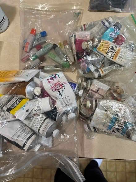 Photo of free Old Art Supplies (Webster Groves) #1