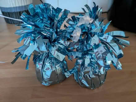 Photo of free Two blue balloon weights (Shippon OX13) #1