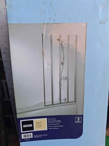 Photo of free Bath side folding shower screen (Brotton TS12) #2