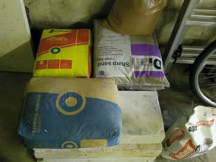 Photo of free Bags of - Sharp Sand, Postcrete, Metcrete, Cement (Chelston TQ2) #1