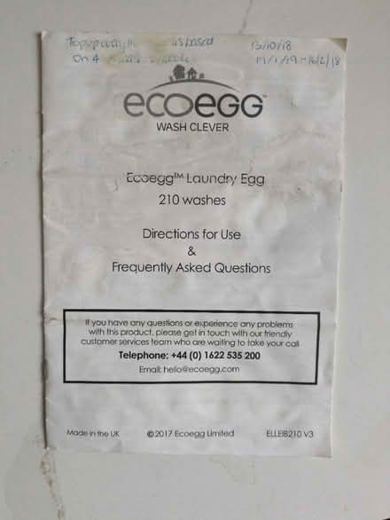 Photo of free ecoegg (Bexleyheath DA6) #2