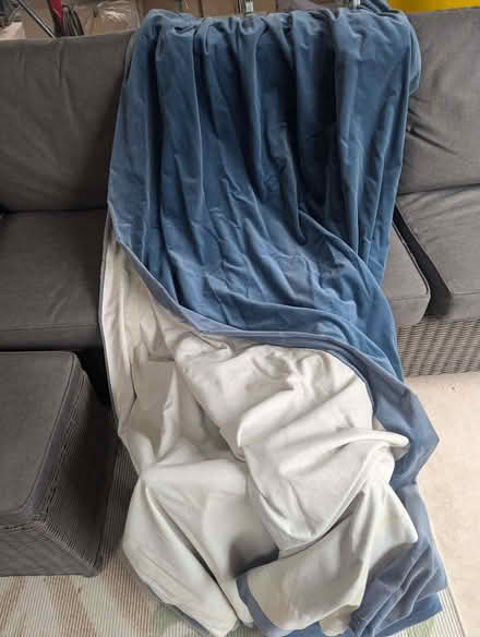 Photo of free velvet lined curtains (Poringland NR14) #1