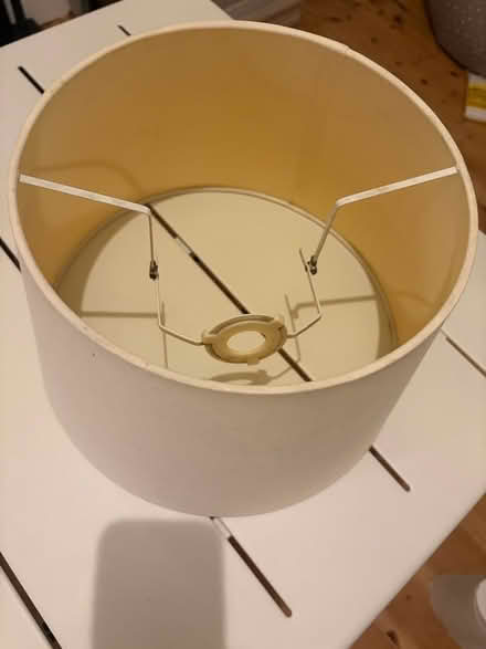 Photo of free 14cm Cream Lamp Shade (Finsbury Park N4) #2