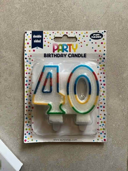 Photo of free 40th candle (Crumlin) #1