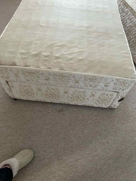 Photo of free Double bed headboard and base (Clonsilla) #3