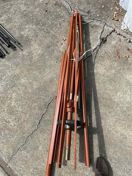 Photo of free Wood umbrella frame (Los Altos Hills) #1