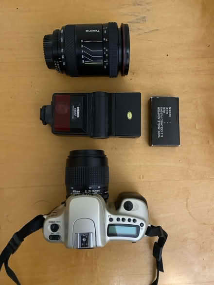 Photo of free Film camera, with lenses and flash (OX4 blackbird leys) #2