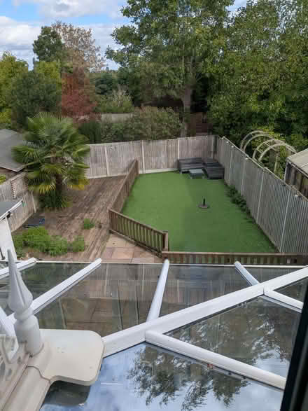 Photo of free 🎨 Artificial grass and/or decking (Malvern Link WR14) #1