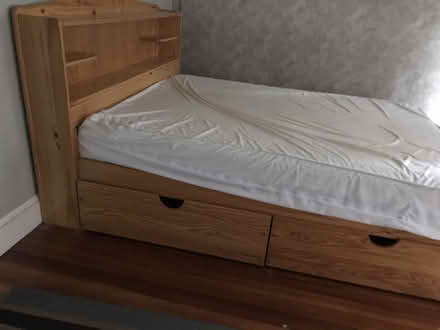 Photo of free Queen bed and mattress (41 Hodges Avenue. Taunton) #1