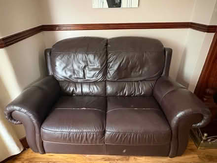 Photo of free Two seater leather sofa (G43) #1