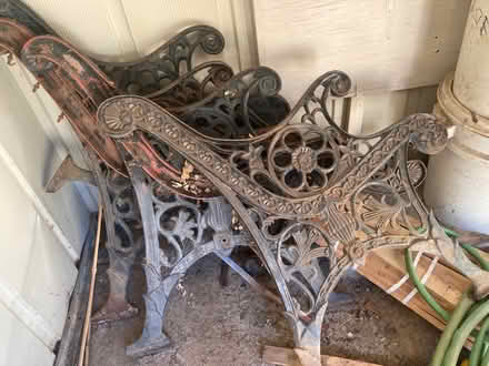 Photo of cast iron bench ends (caterham CR3) #3