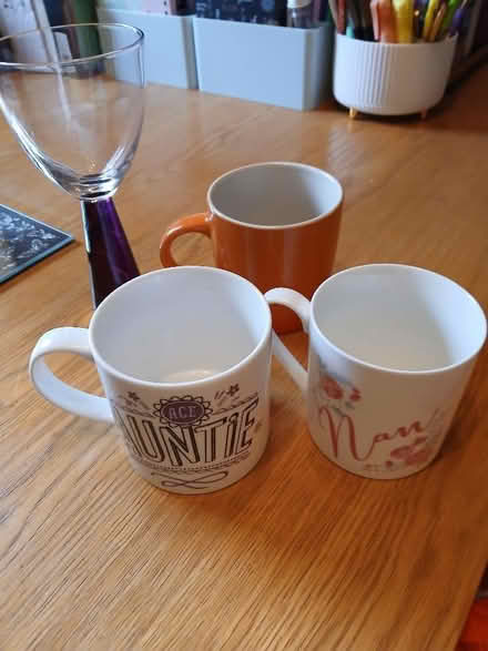 Photo of free 3 mugs and a glass (Parkhead EH11) #1