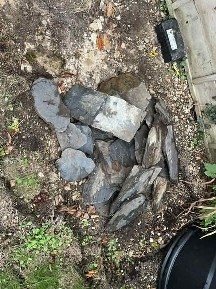 Photo of free garden slates - many more - black (Kentwood RG30) #1