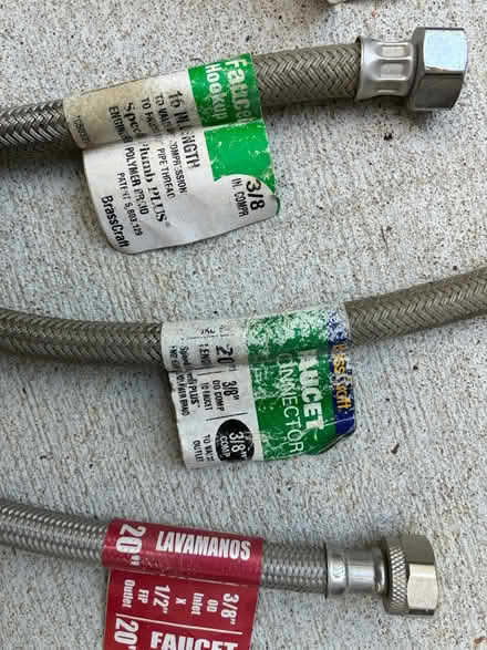 Photo of free Faucet supply hoses (S. 26th St. & S. Ives St) #3