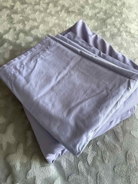 Photo of free Debenhams lilac king size duvet cover (Hazel Grove SK7) #1