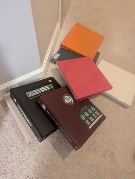 Photo of free Misc binders (63rd& main, DG) #2