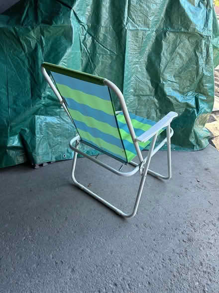 Photo of free Lightweight folding lawn chair (Riverside/Hunt Club) #3