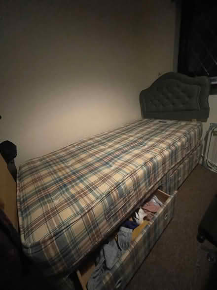Photo of free Single bed and detachable headboard with mattress (Walsall WS4) #1