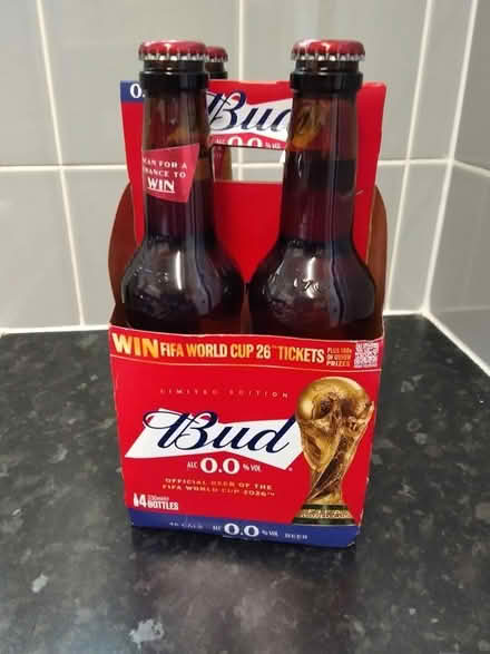 Photo of free Bud non alcohol pack of four (Hackney London) #1