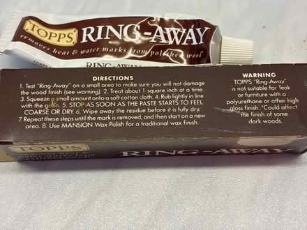 Photo of free Topps Ring Away mark remover (Great Boughton CH3) #2