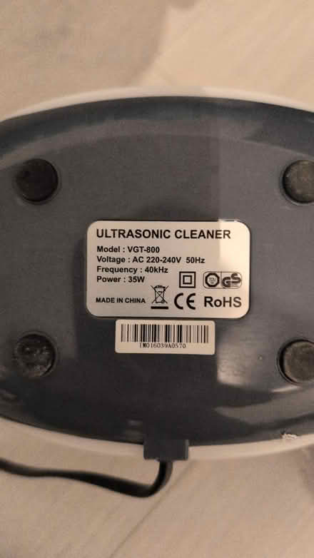 Photo of free Ultrasonic cleaner (E6 5RN) #2