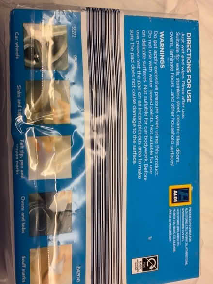 Photo of free Power Force ‘eraser’ sponge stain removing pads (Great Boughton CH3) #2