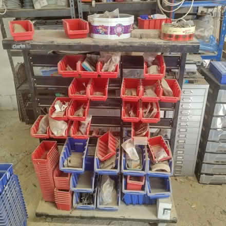Photo of free Clarke CSR94 Mobile Double Sided Storage Bin Rack (Goosey SN7) #1