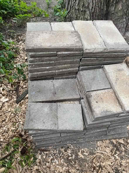 Photo of free Concrete pavers (Lakeshore/Kipling) #1