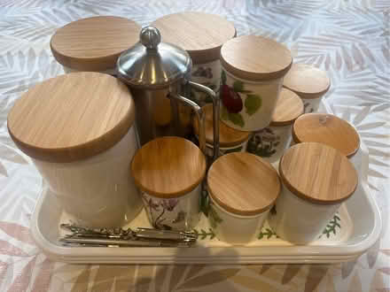 Photo of free Portmerion Storage jars and trays (North Woodchester GL5) #1