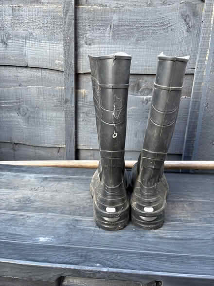Photo of free Steel cap wellies UK9 (Poynton Sk12 1qb) #3
