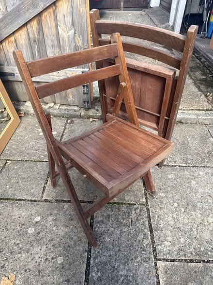 Photo of free Two wooden chairs (Leigh-on-Sea, SS9) #1