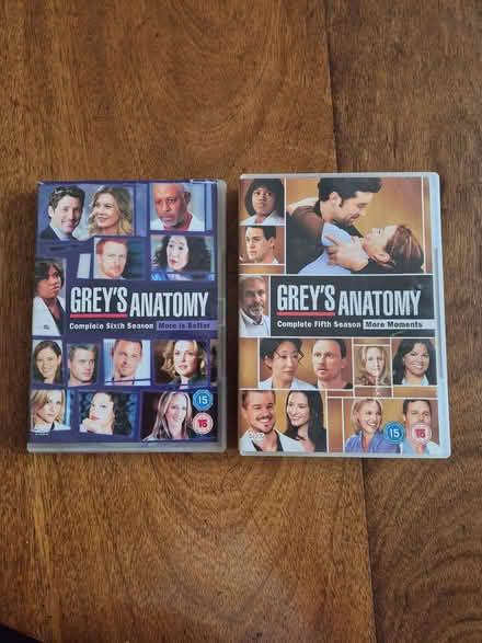 Photo of free Pre loved Greys Anatomy DVDs (Whitecliff BH14) #2