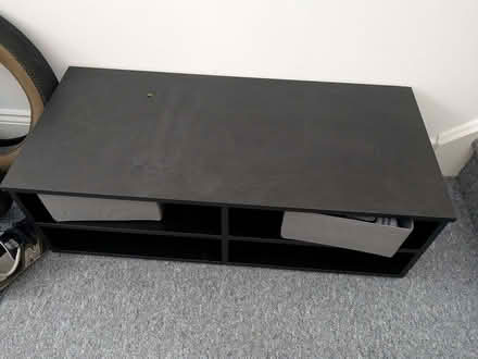 Photo of free Black IKEA TV stand (West Cliff BH4) #3