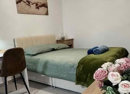 Photo of free Double divan bed (Old harlow CM17) #1
