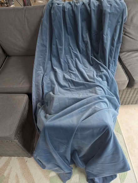 Photo of free velvet lined curtains (Poringland NR14) #2