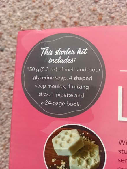 Photo of free 2 Soap Making Kits (Harrogate. HG1.) #4