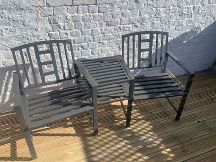 Photo of free Outside chairs and table (Ospringe ME13) #1