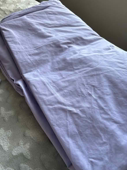 Photo of free Debenhams lilac king size duvet cover (Hazel Grove SK7) #2